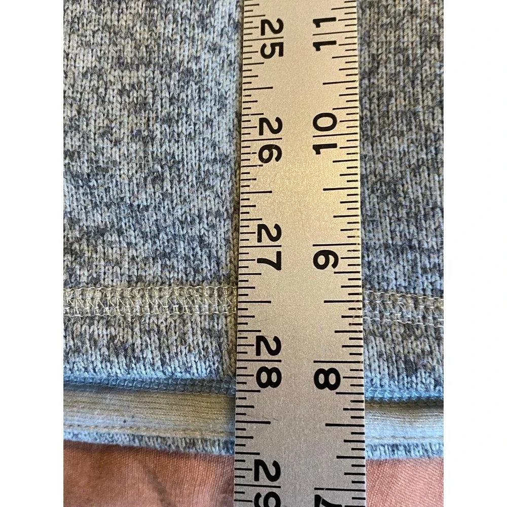 The North Face 1/4 Zip Fleece Jacket Arm Pocket Men XL Pullover Heather s1